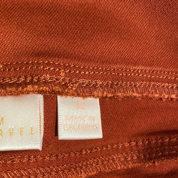 Belle by Kim Gravel Rust Chinos - Picture 3 of 4